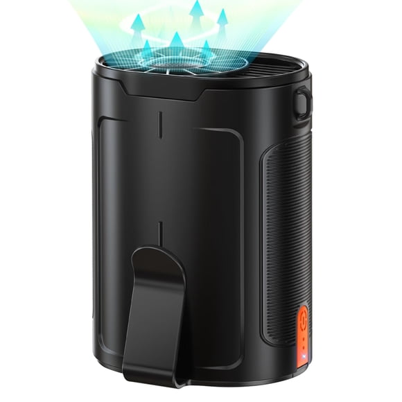 Ventilador portátil Heell 2024 AI recargable, 4 velocidades, 600 RPM