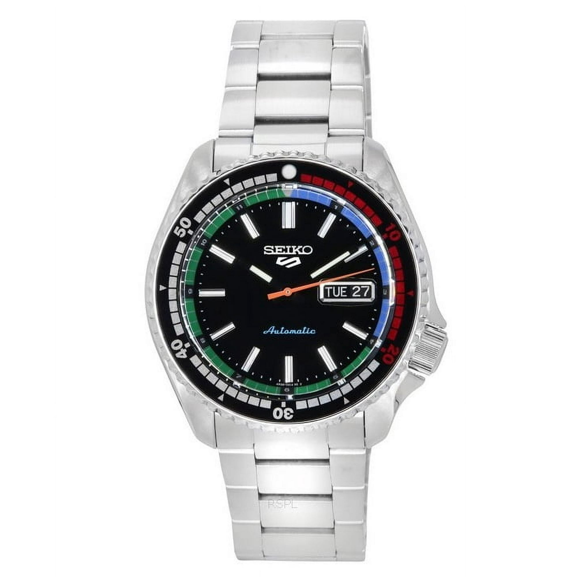 Reloj Seiko 5 Sports Skx Style The New Regatta Timer Special Edition Black Dial Automatic Srpk13k1 100m Men's Watch