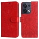 thumbnail image 3 of Funda tipo cartera FOXDOCK para OPPO Reno 8 5G , diseño girasol en relieve, cuero PU, cierre magnético, soporte y tarjetero, 3 of 5