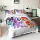 thumbnail image 2 of Funda Nórdica De My Little Pony Para Adolescentes Y Adultos Con Estampado 3d De Personajes De Anime Juego De Ropa De Cama De Microfibra Suave Con Cierre De Cremallera, 2 of 3