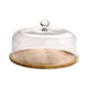 thumbnail image 3 of Soporte Para Tartas De Bambú Con Tapa Para Restaurantes Y Tiendas De Postres, 3 of 5