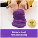 thumbnail image 5 of Set de arena Kinetic Sand, 500 g, morado, con almacenamiento, 4 moldes, 3 o más, 5 of 9