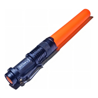 Genérico - Mini Linterna Led Batuta Policial Militar Tactico Linterna Negro Luz Blanco