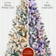 thumbnail image 2 of Árbol de Navidad Best Choice Products, flocado en nieve, 7.5 pies con LED, 2 of 3