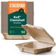thumbnail image 1 of Recipientes Compostables Para Comida Para Llevar Con Forma De Concha 8 X 8 Unidades 50 Unidades, 1 of 5