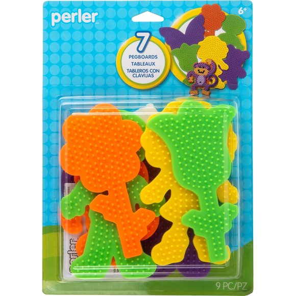 Tableros Perler para Cuentas Termofusibles, 7 Piezas
