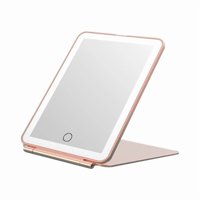 Aventura Store - Espejo De Maquilla Plegable Y Portátil Luz Led De Tres Colores