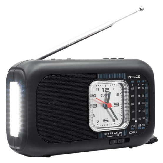 Philco - Radio Solar De Emergencia Bluetooth-am/fm/sw