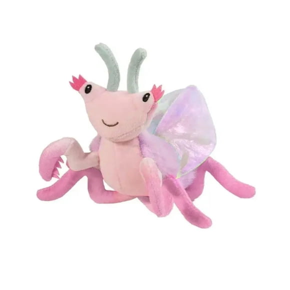 Peluche Douglas Ophelia Orchid Mantis, rosa y morado, 20 cm