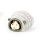 thumbnail image 2 of Hideout Guinea Pig Cálido Cama de hámster Hideout de conejo lavable Casa de conejo suave Cama de rata interior para pequeños animales (gris), 2 of 3