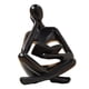 thumbnail image 4 of Estatuilla Estatuilla Humana Figuras Estatua Del Pensador Para Estante De Escritorio Sala De Estar 8.5cmx6cmx11.5cm Negro, 4 of 5