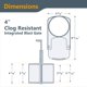 thumbnail image 3 of Blast Gate POWERTEC 4, plástico ABS resistente a obstrucciones, paquete de 2, 3 of 4