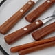 thumbnail image 5 of 2 piezas de vajilla occidental de acero inoxidable 304 con mango de madera, cuchara y tenedor portátiles para el hogar, 5 of 5