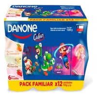 Yoghurt Batido Semidescremado Multisabor Pote Pack 12Un 110 G Calán