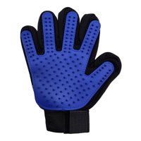 Homewell - Guante Cepillo Para Mascotas Azul