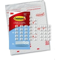 Light Clips Command Indoor Mini 45 Clips Transparentes, 54 Tiras