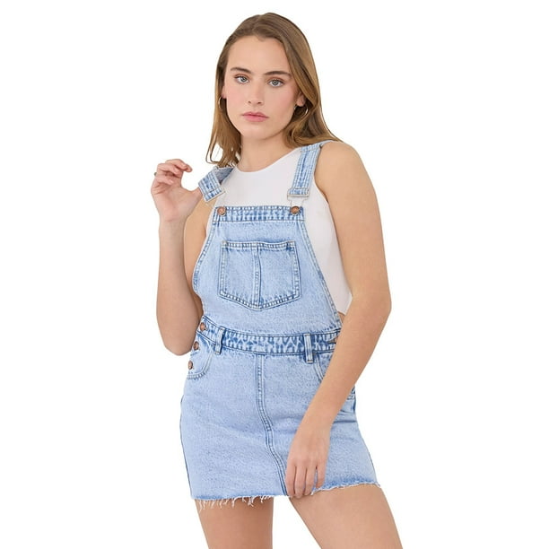 Jardinera Mujer Falda Mujer Azul Claro Corona