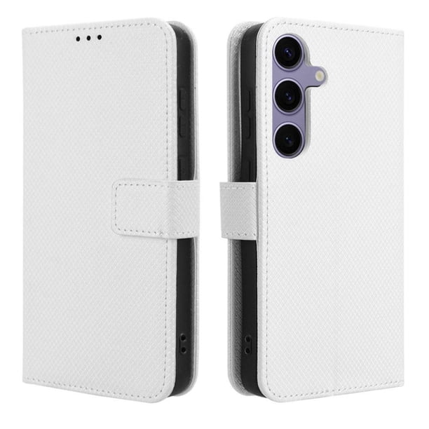 Funda Billetera para Samsung Galaxy S25 Ultra con Ranuras y Soporte Blanco