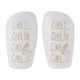 thumbnail image 3 of Mini Fútbol Shin Guards Sports Al Aire Libre Para Jugadores De Fútbol Fútbol Shin Pads XS Gold White, 3 of 5