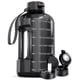 thumbnail image 1 of Botella de agua AQUAFIT de 1 galón con marcador de tiempo sin BPA, gris, 1 of 1