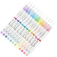 Genérico - Set Marcadores Gentle Line 12 Pcs