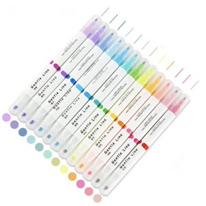 Genérico - Set Marcadores Gentle Line 12 Pcs