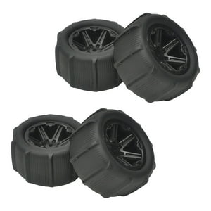 Genérico - Llantas Y Neumáticos Para Coche Rc, Neumáticos Duraderos Para Desierto Para Coche Trepador De Control Remoto 1/14 1/16, 4 Uds.