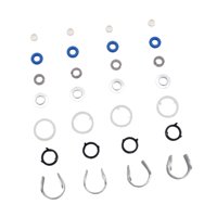 Ioensy - Kit De Reparación De Sellos De Inyectores De Combustible De 4 Piezas De Repuesto De Metal 06H998907A Para Jetta