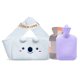 thumbnail image 1 of Botella de agua caliente Toxin Rubber de 1000 ml con 2 fundas de felpa, 1 of 6
