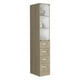 thumbnail image 4 of Mueble Estante Organizador Baño Con 4 Cajones Fm-001c - Cafe Claro, 4 of 7