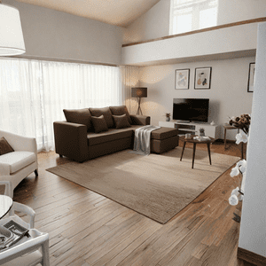 Construmuebles - Seccional 3.1 Aurelia Tela Chocolate