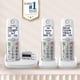 thumbnail image 3 of Teléfono inalámbrico Panasonic KX-TGU433W con pantalla grande y botones, 3 of 3