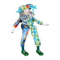 Magideal - Muñeca Arlequín, Adornos De Halloween Para Exhibición En El Hogar, Muñeca De De Tela Coleccionable, Modelo De Para Fiesta, Colección, Re