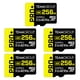 thumbnail image 1 of Paquete de 5 tarjetas microSDXC TEAMGROUP A2 Pro Plus de 256 GB, 1 of 6
