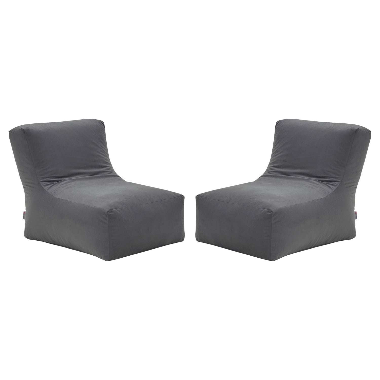 Bodevir - Set Pouf Tatto 1c Felpa Gris