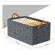 thumbnail image 2 of Pack De 6 Cestos De Tela Plegables Para Organizar La Ropa Gris Oscuro, 2 of 9