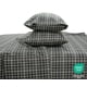 thumbnail image 5 of Juego de cama de tamaño completo Bliss Casa de franela, 4 piezas, gris, 5 of 8