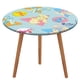 thumbnail image 1 of La Vida Moderna De Rocko theme Fitted Round Tablecloths Elastic Edged Table Covers Waterproof Table Cloth For Kitchen Holiday Party Tables Decor 150cm, 1 of 6