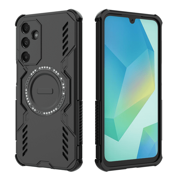 Funda FOXDOCK para Samsung Galaxy A16 , magnética, resistente a golpes, con soporte, unisex, carga inalámbrica