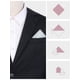 thumbnail image 3 of INSPIRE CHIC Pañuelos de Bolsillo Texturizados en Espiga para Hombres con Ribete para Trajes Formales Gris Talla Única, 3 of 4
