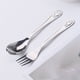 thumbnail image 3 of Add a touch of cuteness to your meals with our 2pcs/set Rabbit Fork Spoon made of durable stainless steel, 3 of 5