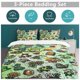 thumbnail image 5 of Plants Vs Zombies Quilt Set Thicken Soft 3 Pieces Bedding Set All Season Duvet Cove with 2 Pillowcases for Adult Women Girls Teens Home Room Decor, 5 of 5