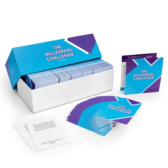Juego de trivia FAFO GAMES The Millennial Challenge con 600 tarjetas