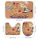 thumbnail image 3 of Torre de pizza-theme 4-Piece Shower Curtain Set with Rugs, Waterproof Bathroom Decor Set Includes Bath Mat, U-Shaped Rug, Toilet Lid Cover and Curtain with Hooks, 3 of 6