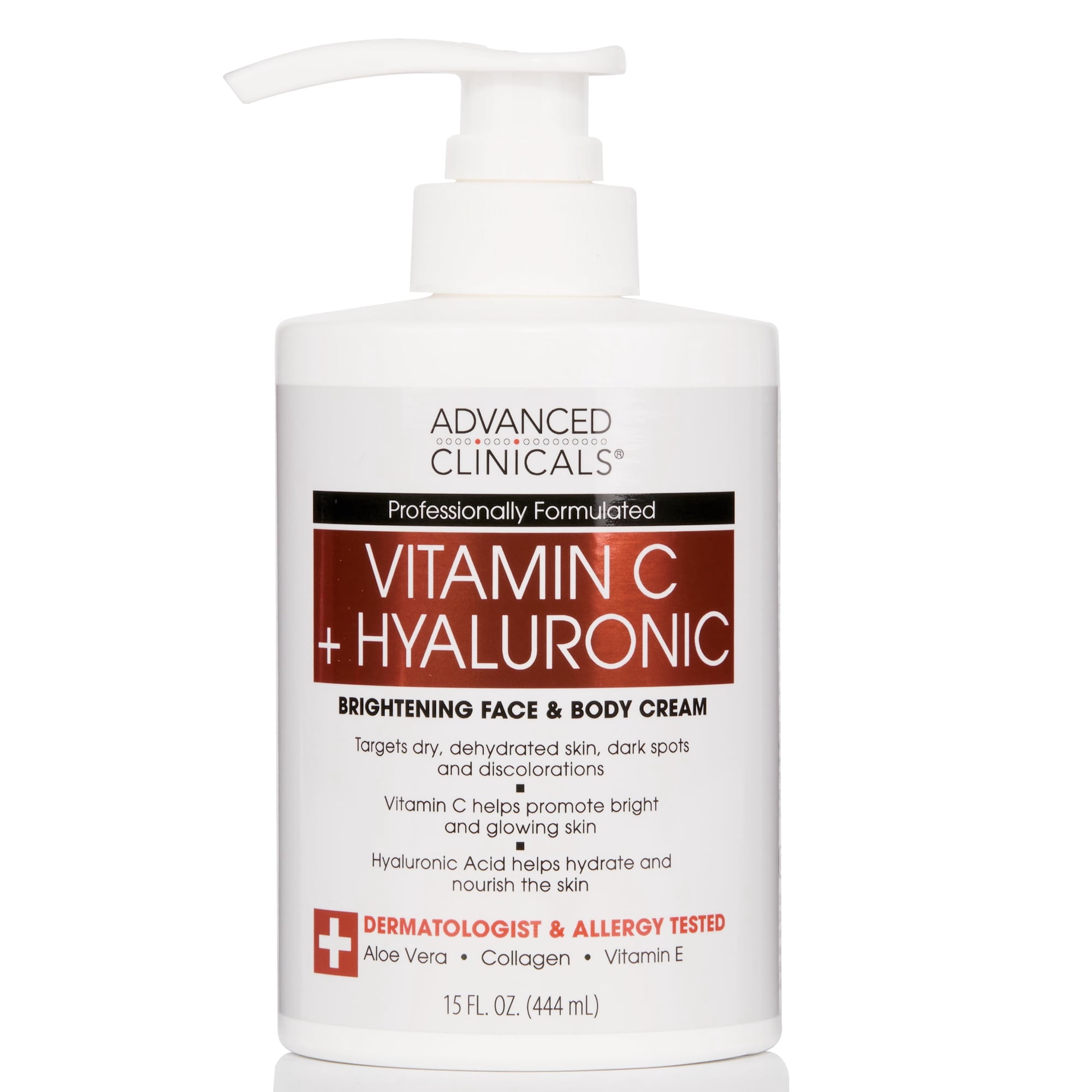 Crema Advanced Clinicals Con Vitamina C Para Piel Seca, 450 Ml