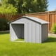 thumbnail image 2 of Dog House VidaXL, acero galvanizado duradero, resistente a la intemperie, gris, 2 of 3