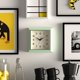 thumbnail image 2 of Reloj de pared JONES CLOCKS 25 cm Cuadrado Neo Mint Green, 2 of 5