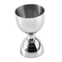 Magideal - Jigger De Cóctel, Herramienta De Medición, Accesorios De Bar, Taza Medidora De 8,7 Cm De Altura, Jigger De Acero Inoxidable Para Restaurante Y Hogar. Plata