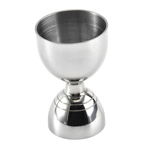 Magideal - Jigger De Cóctel, Herramienta De Medición, Accesorios De Bar, Taza Medidora De 8,7 Cm De Altura, Jigger De Acero Inoxidable Para Restaurante Y Hogar. Plata