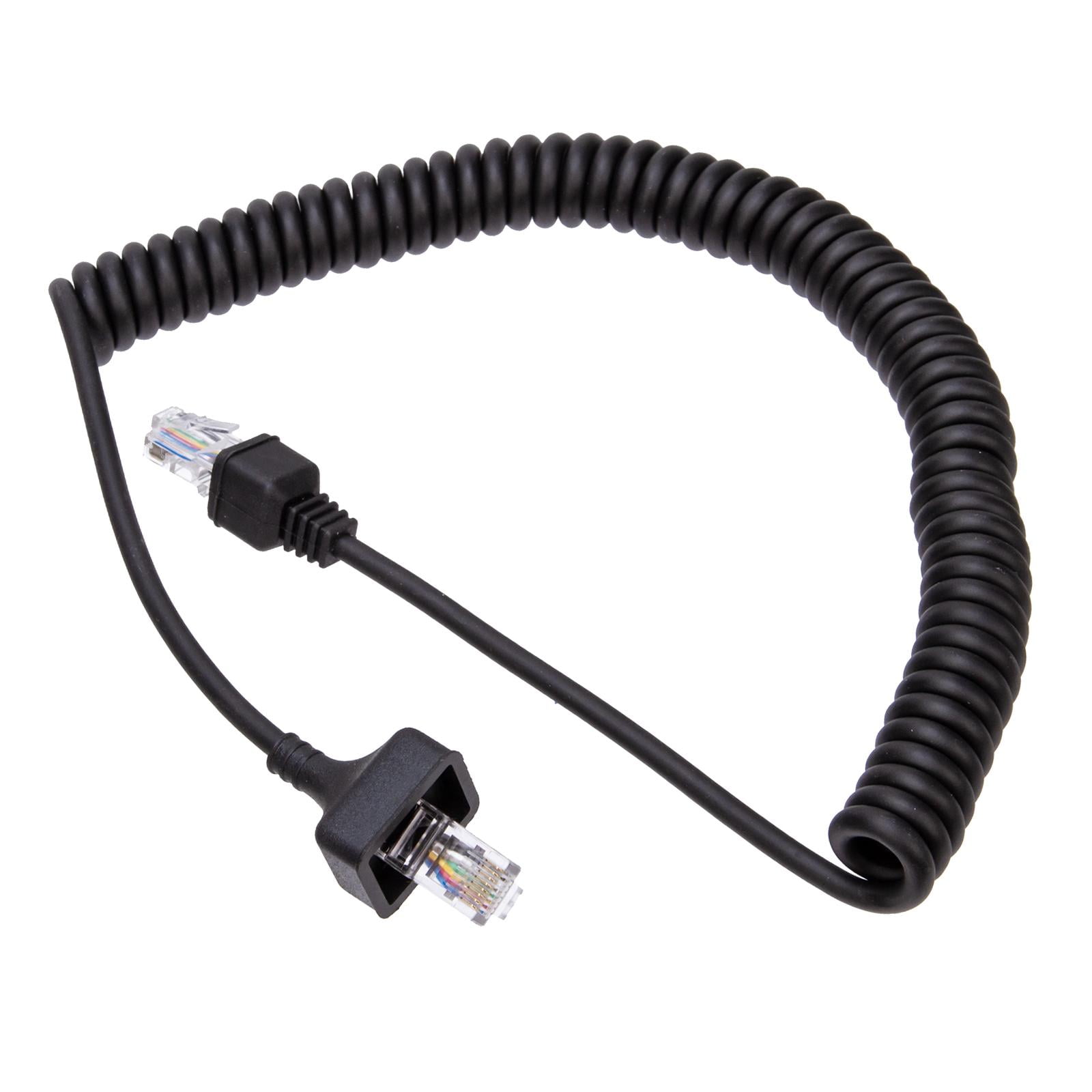 Magideal - Cable De Micrófono De Radio Flexible De 8 Pines Cable De Micrófono Extensible De Alta Dureza Para Kmc-30 Kmc-36 Accesorio De Radio De Mano Accesorio